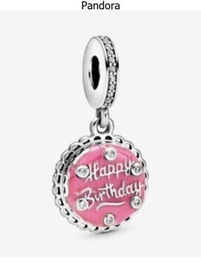 Pandora Pink Birthday Cake Dangle Charm